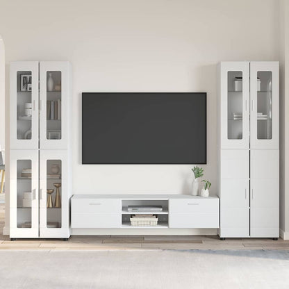 Credenza Con Porta Florin 88,5 X 30,5 X 73 Cm Bianco Lucido