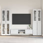 Credenza Con Porta Florin 88,5 X 30,5 X 73 Cm Bianco Lucido