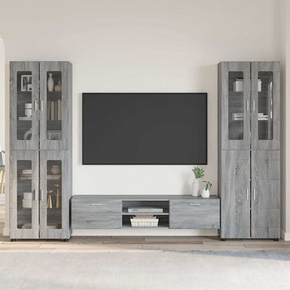 Credenza Con Porta Florin 88,5 X 30,5 X 73 Cm Grigio Sonoma