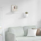 Scaffale Da Parete 2 Pcs 120 X 23,5 X 4 Cm Marmo Bianco