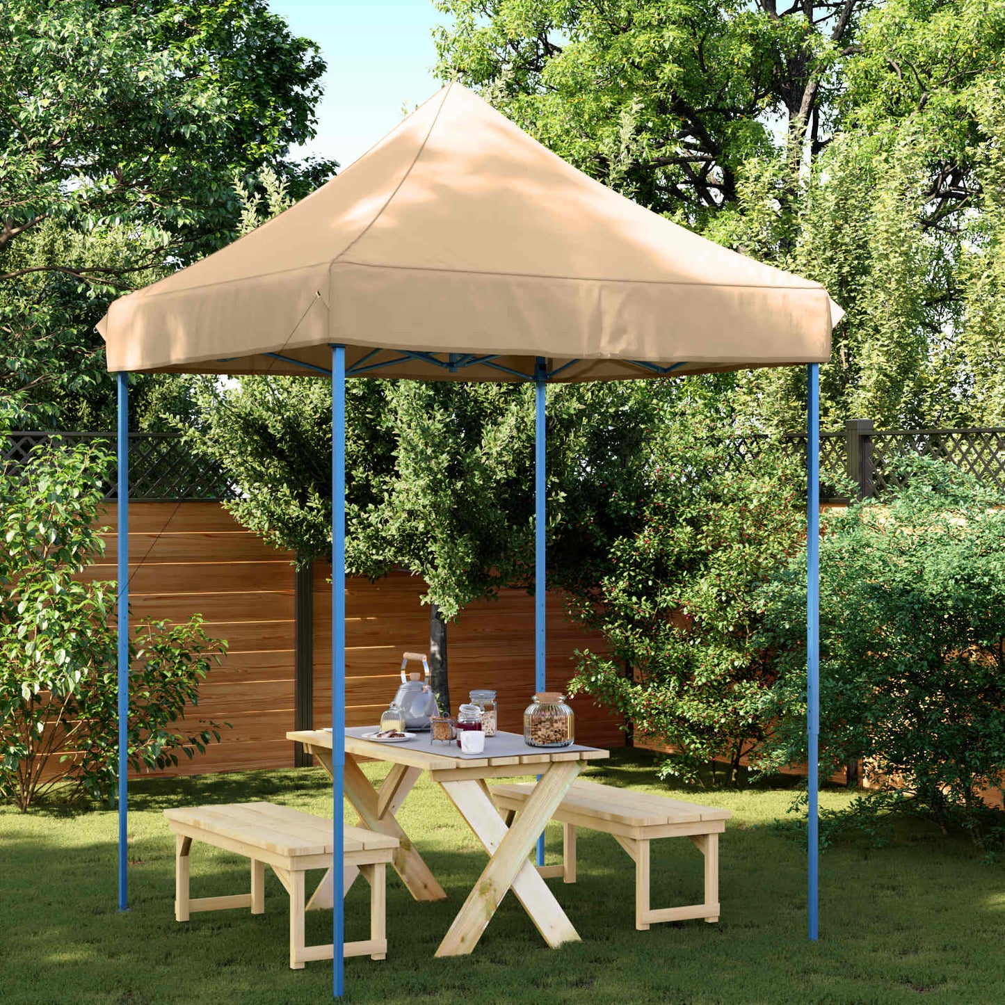 Tenda Party 200 X 200 X 306 Cm Tessuto Oxford