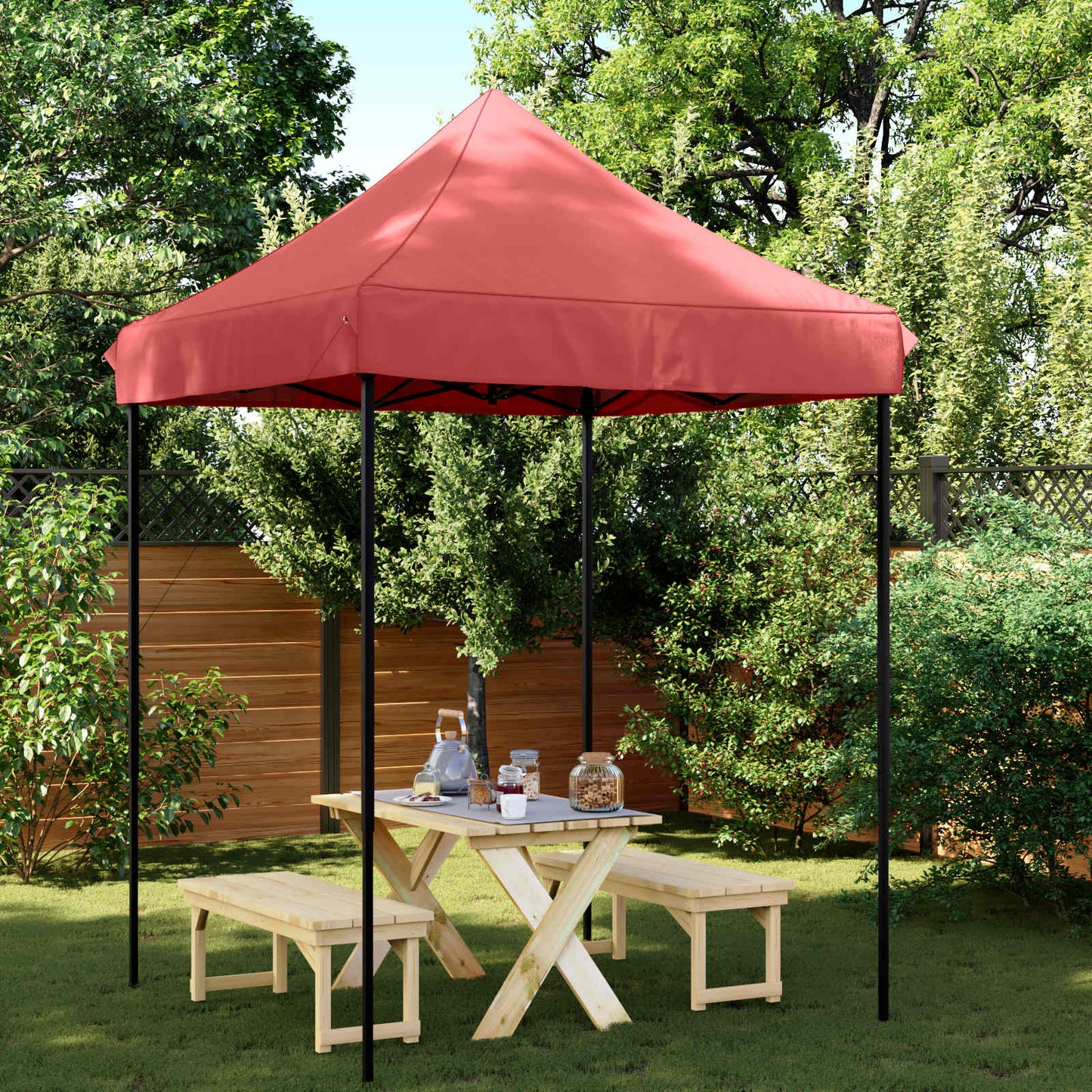 Tenda Party 200 X 200 X 306 Cm Tessuto Oxford