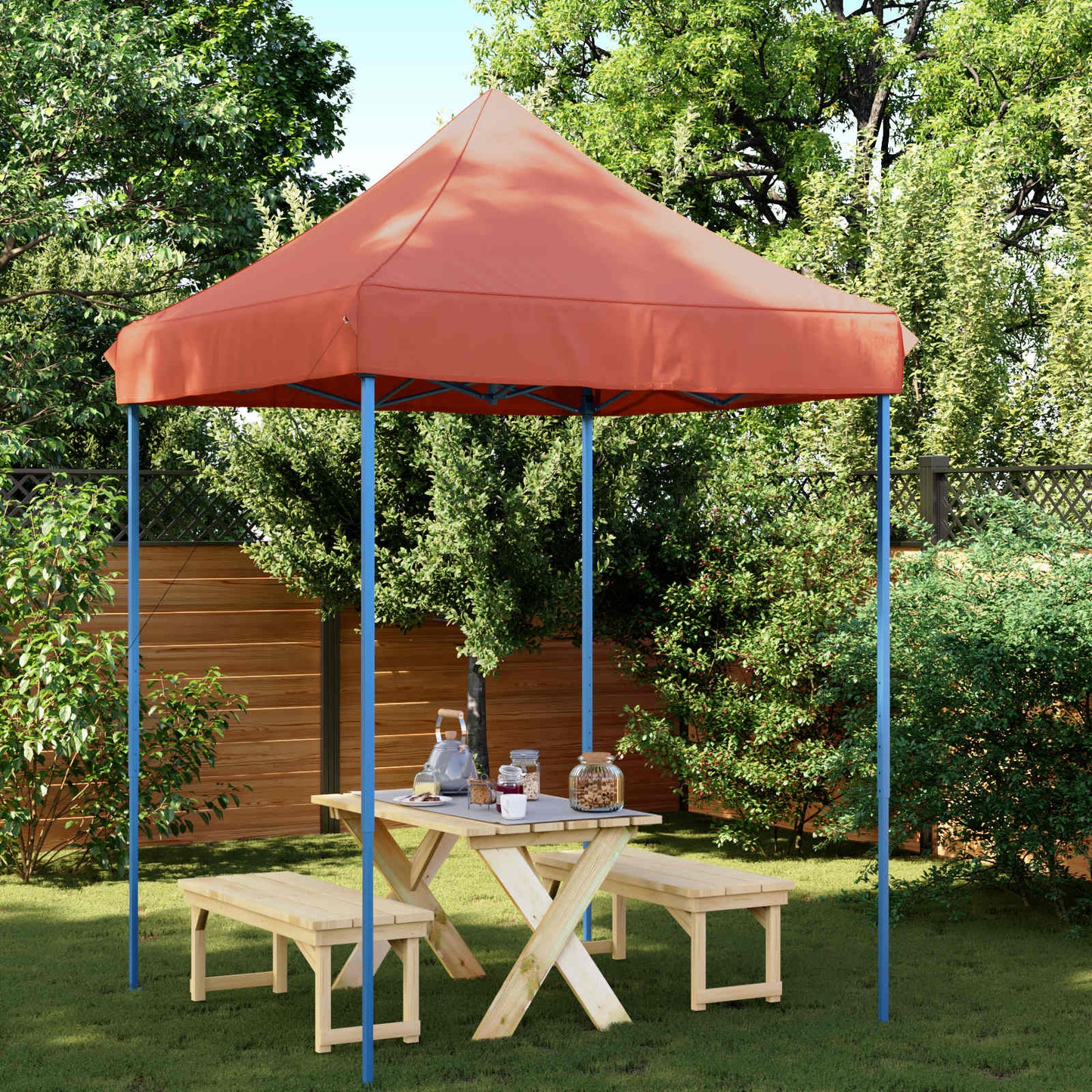 Tenda Party 200 X 200 X 306 Cm Tessuto Oxford
