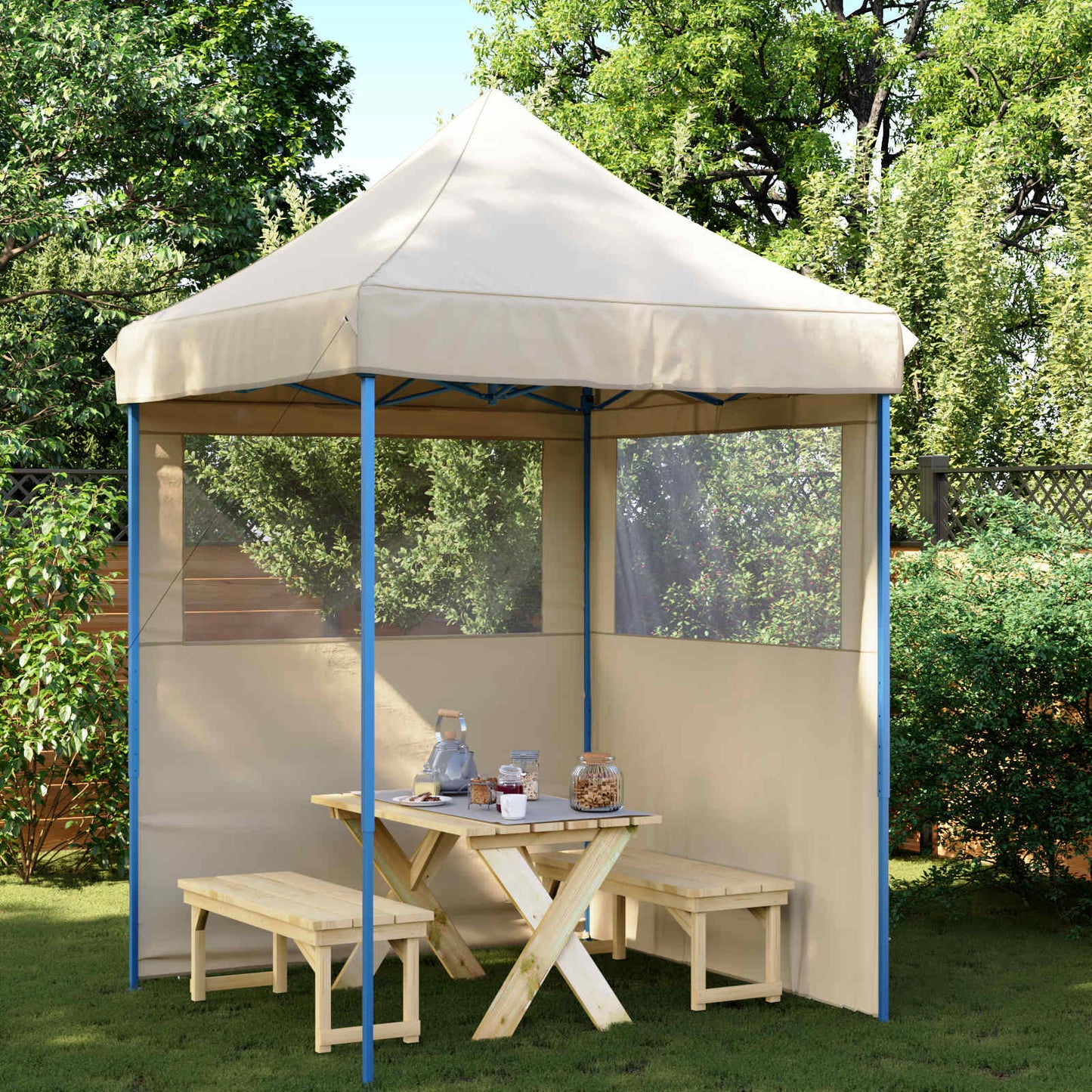 Tenda Party 200 X 200 X 306 Cm Tessuto Oxford