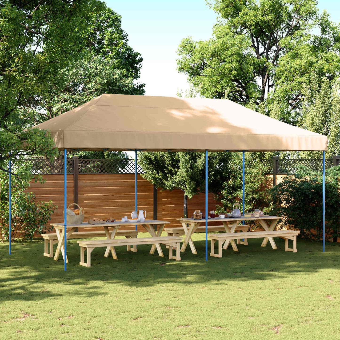 Tenda Party 292 X 580 X 315 Cm Tessuto Oxford
