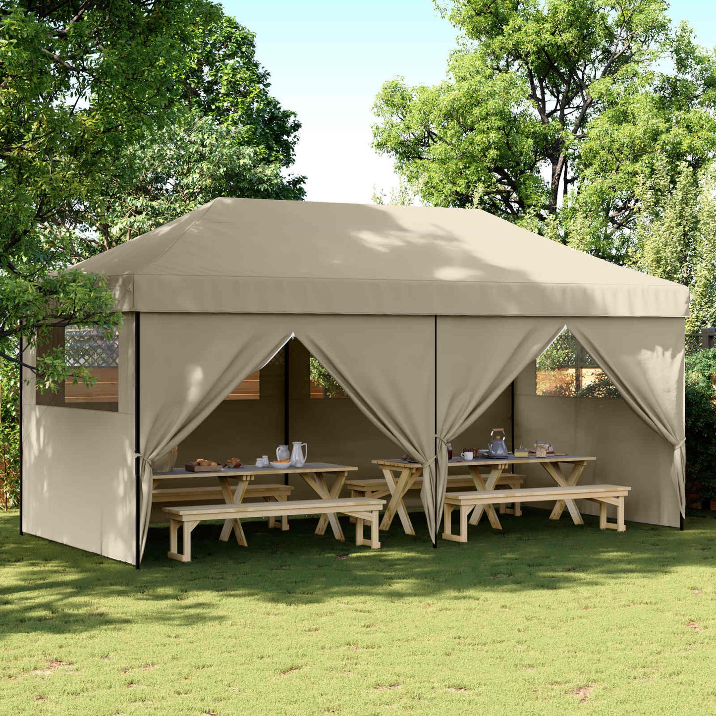 Tenda Party 292 X 580 X 315 Cm Tessuto Oxford