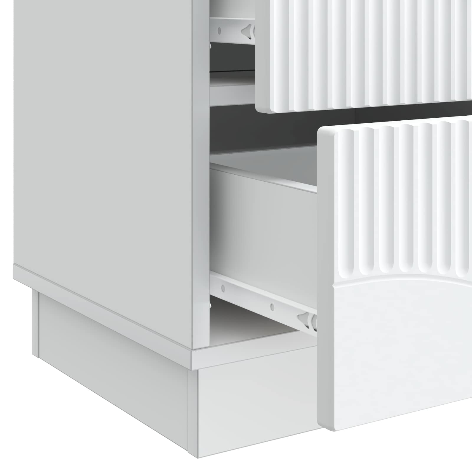 Armadio Da Notte Con Cassetto 2 Pcs 43 X 34,5 X 44,5 Cm