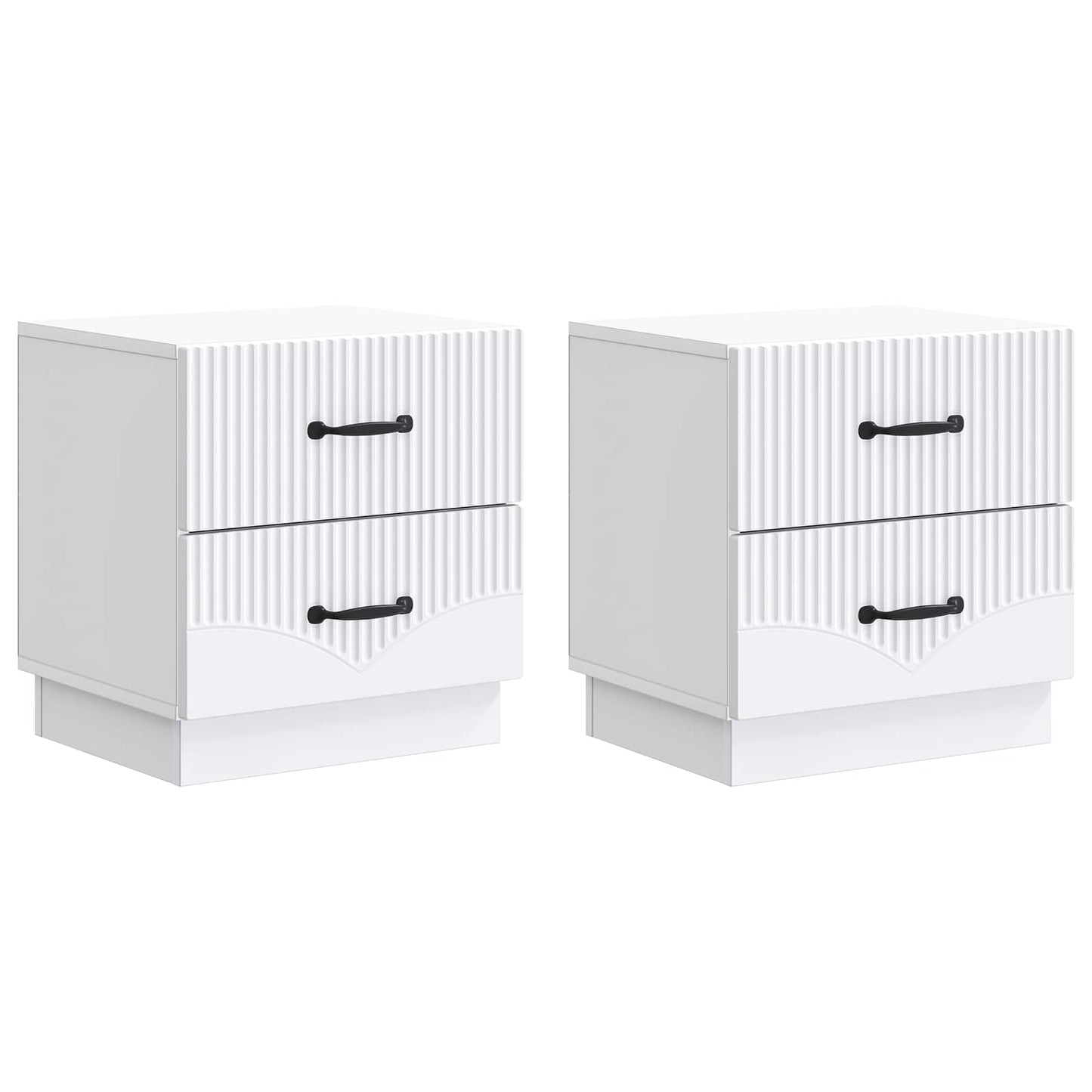 Armadio Da Notte Con Cassetto 2 Pcs 43 X 34,5 X 44,5 Cm