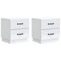 Armadio Da Notte Con Cassetto 2 Pcs 43 X 34,5 X 44,5 Cm