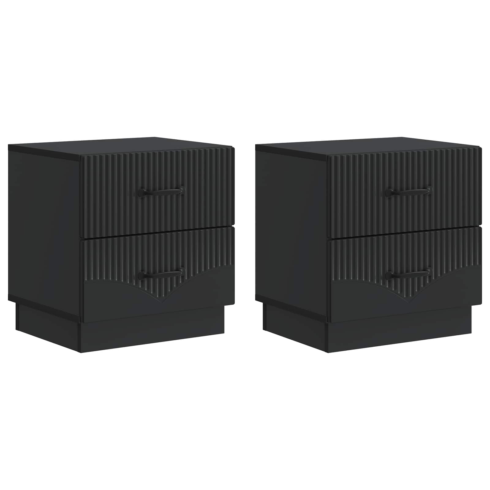 Armadio Da Notte Con Cassetto 2 Pcs 43 X 34,5 X 44,5 Cm