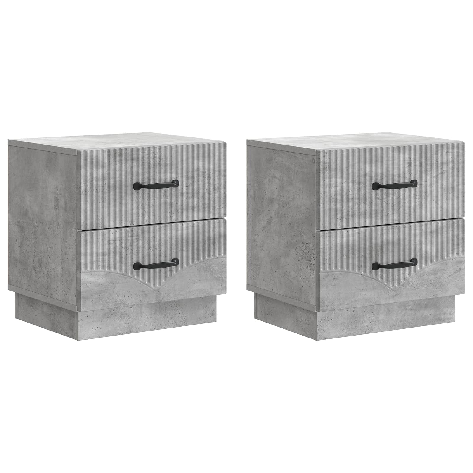 Armadio Da Notte 2 Pcs 43 X 34,5 X 44,5 Cm