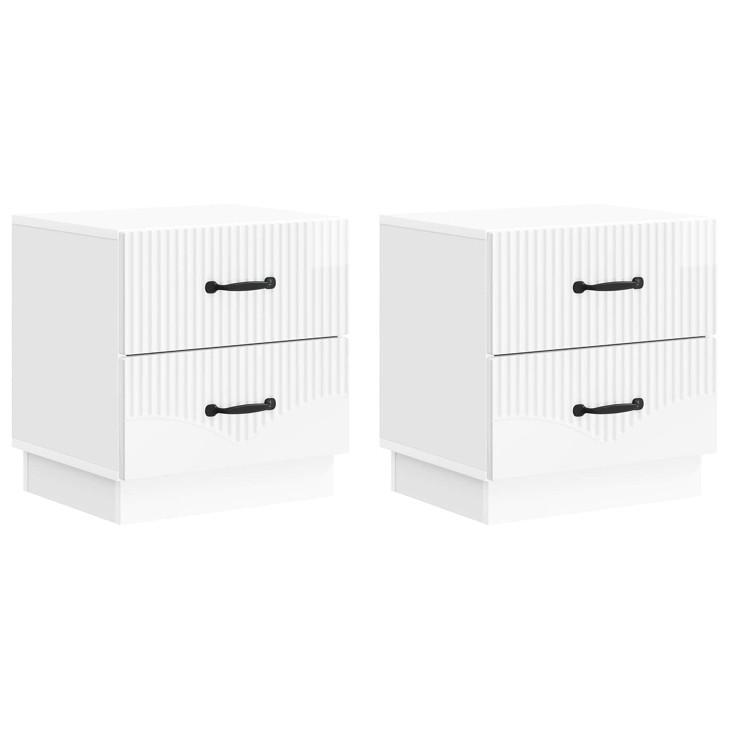Armadio Da Notte 2 Pcs 43 X 34,5 X 44,5 Cm