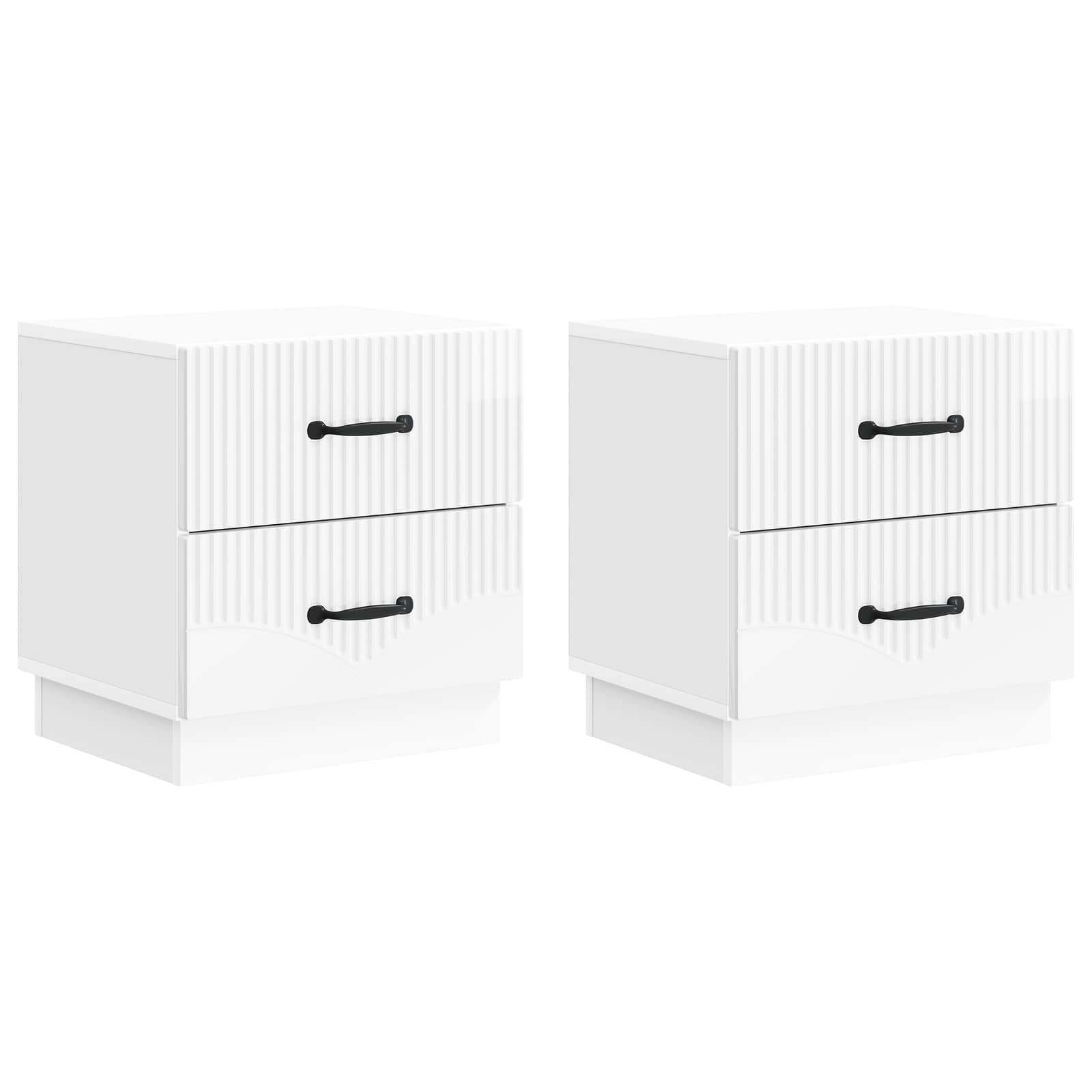 Armadio Da Notte 2 Pcs 43 X 34,5 X 44,5 Cm
