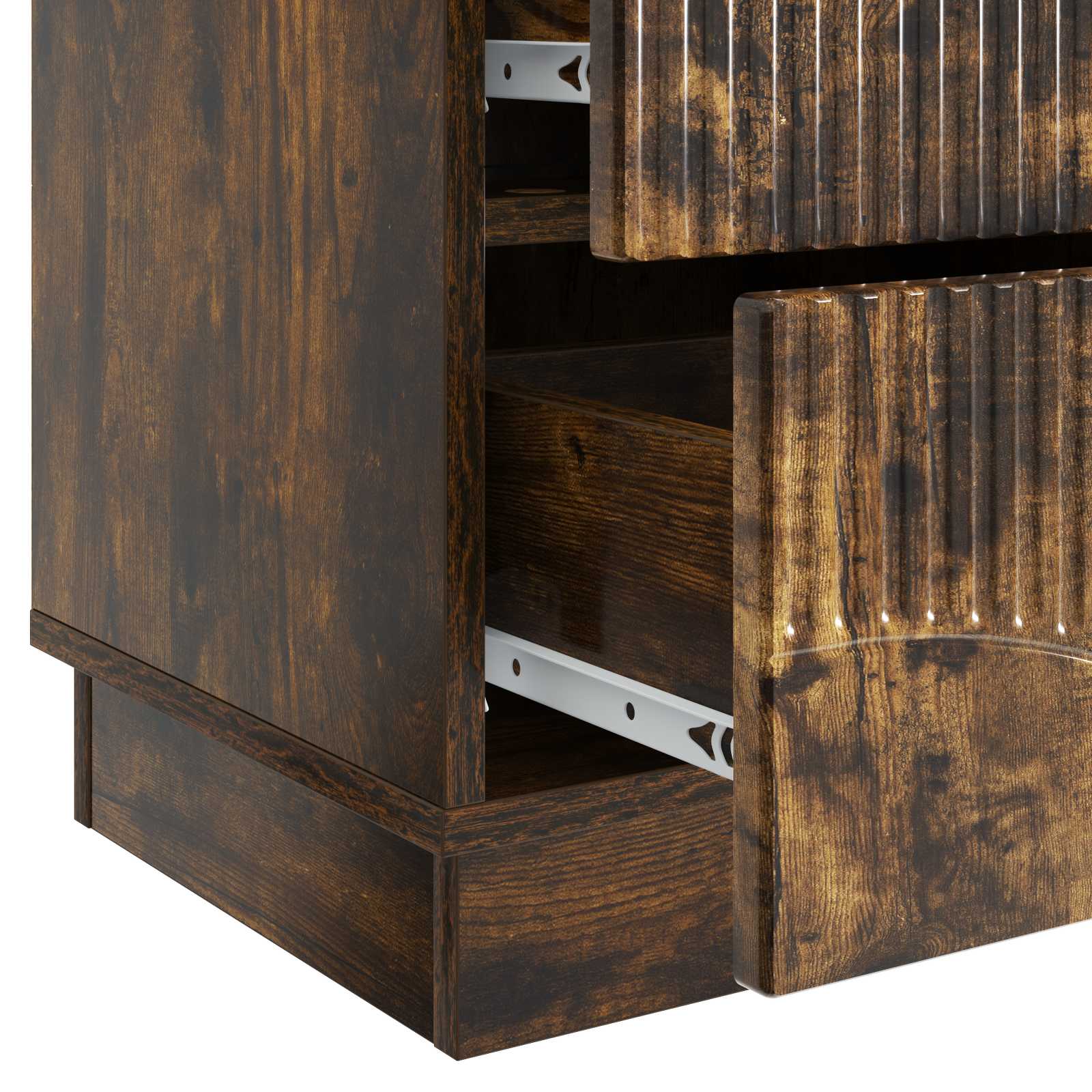 Armadio Da Notte 2 Pcs 43 X 34,5 X 44,5 Cm