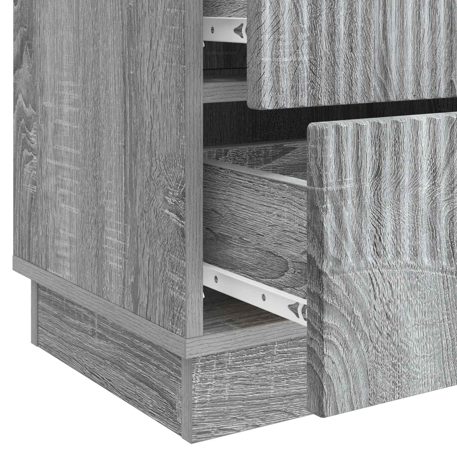 Armadio Da Notte 2 Pcs 43 X 34,5 X 44,5 Cm