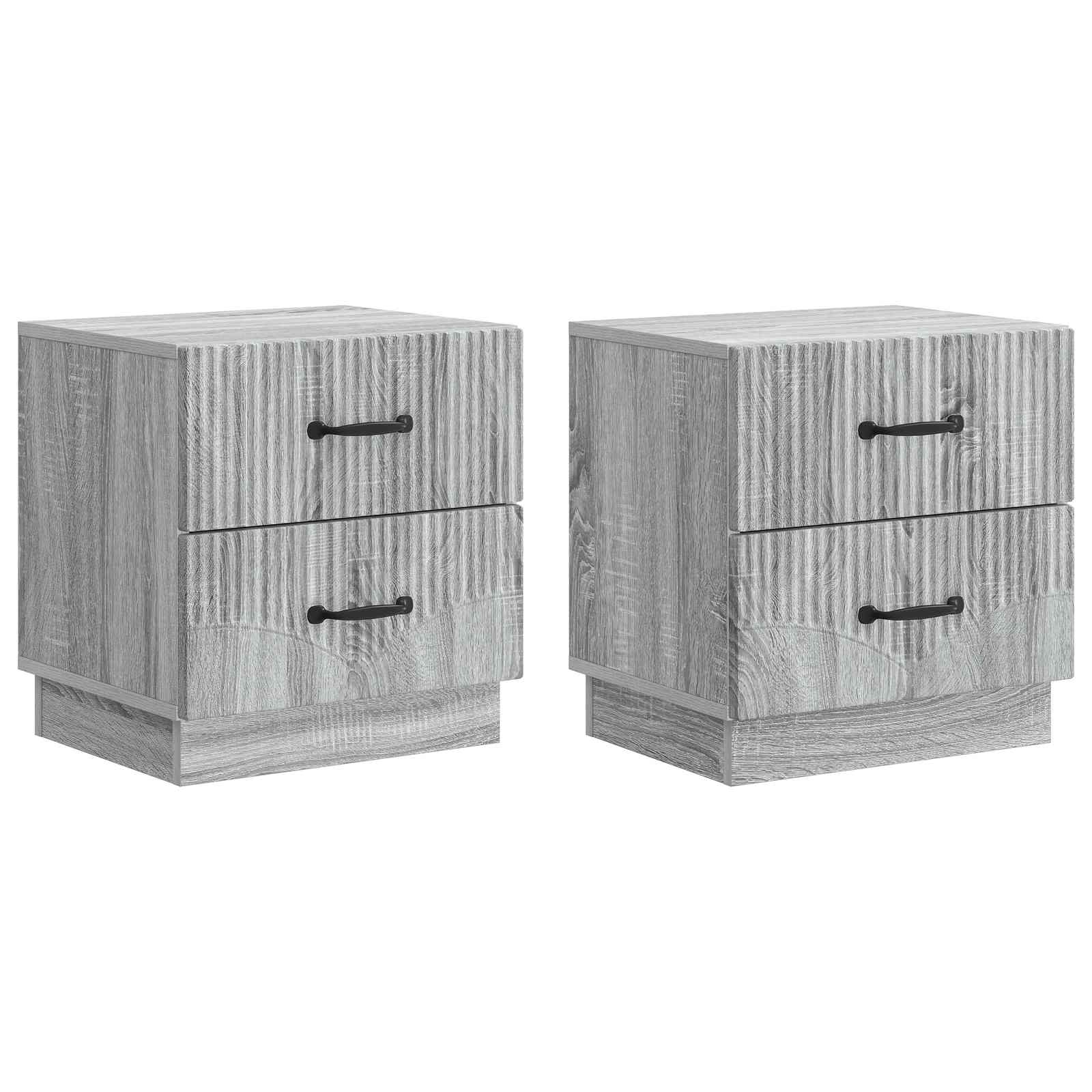 Armadio Da Notte 2 Pcs 43 X 34,5 X 44,5 Cm