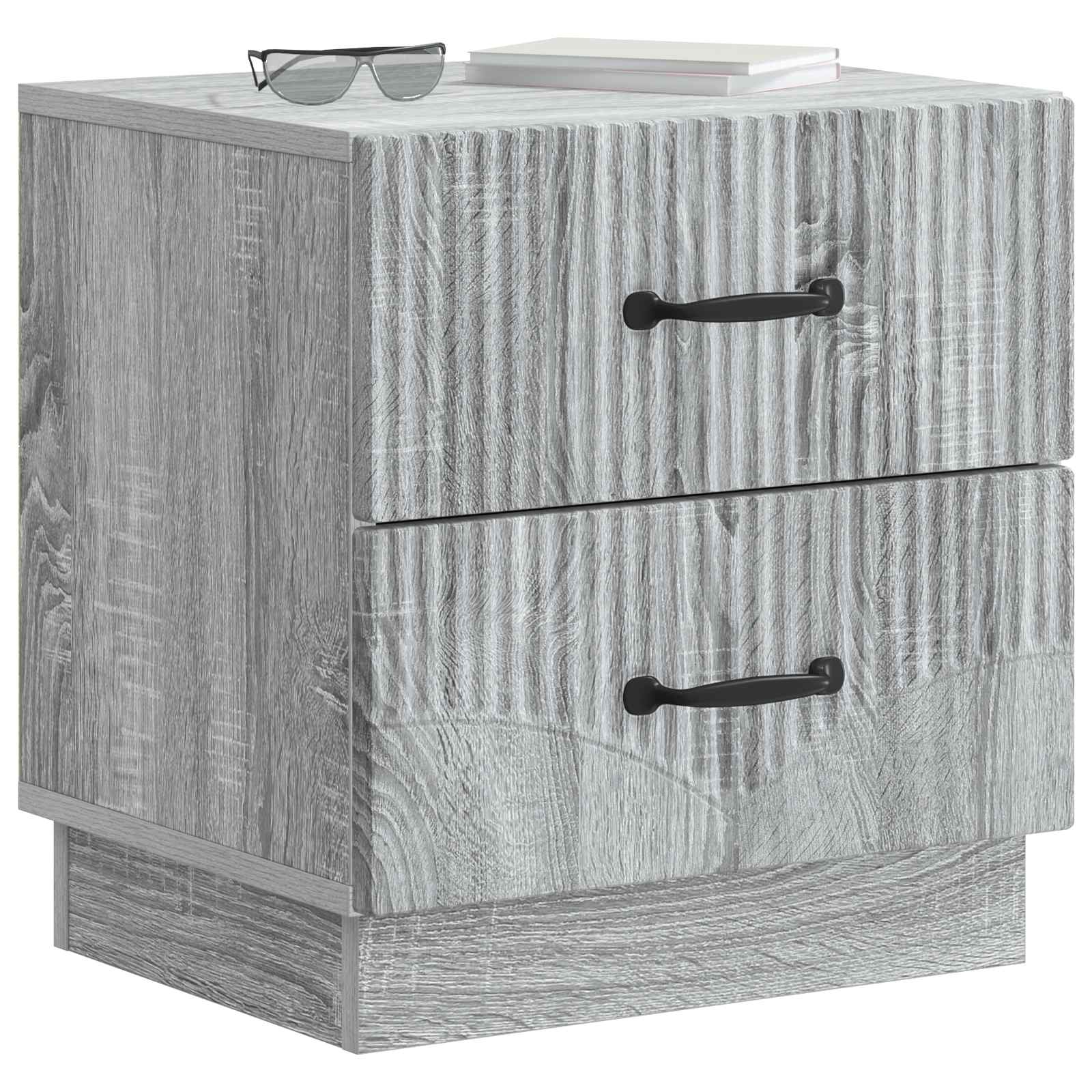 Armadio Da Notte 2 Pcs 43 X 34,5 X 44,5 Cm