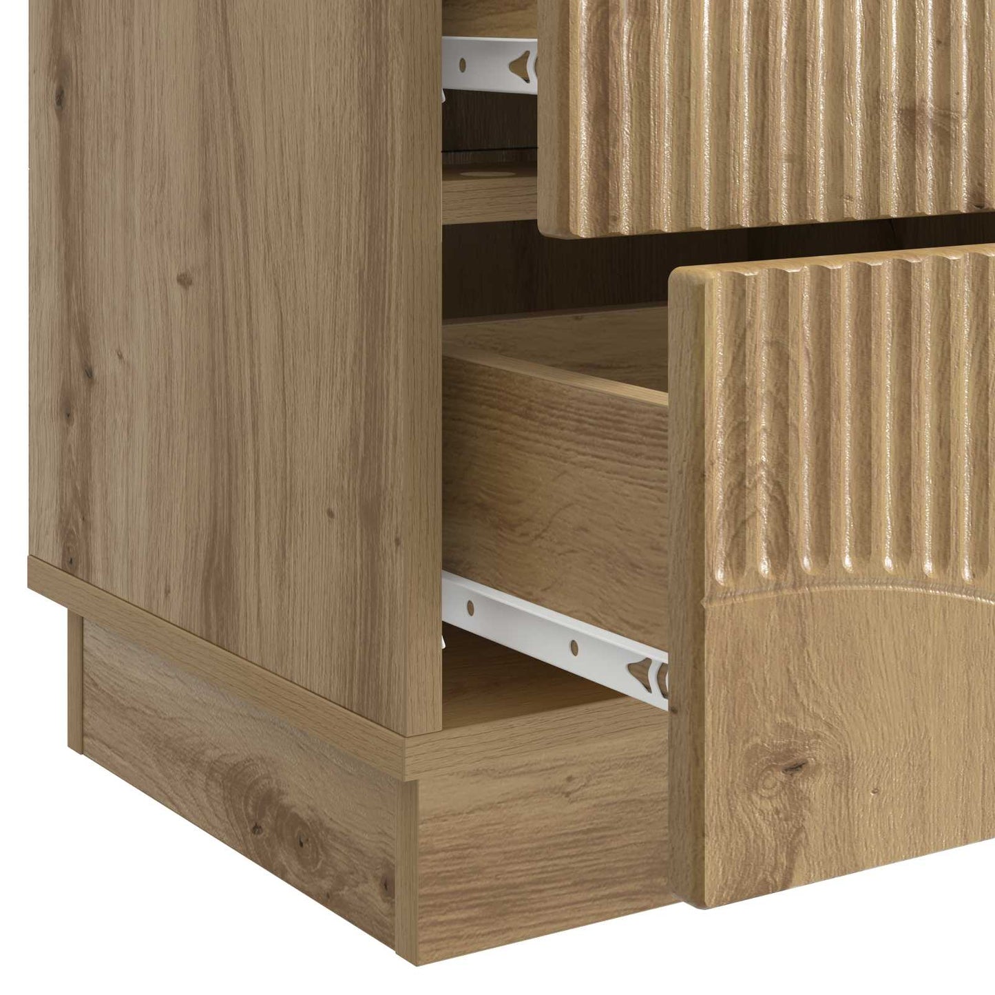 Armadio Da Notte 2 Pcs 43 X 34,5 X 44,5 Cm