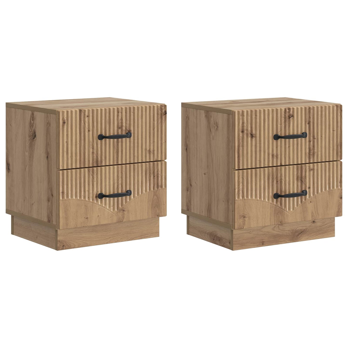 Armadio Da Notte 2 Pcs 43 X 34,5 X 44,5 Cm