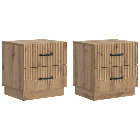 Armadio Da Notte 2 Pcs 43 X 34,5 X 44,5 Cm