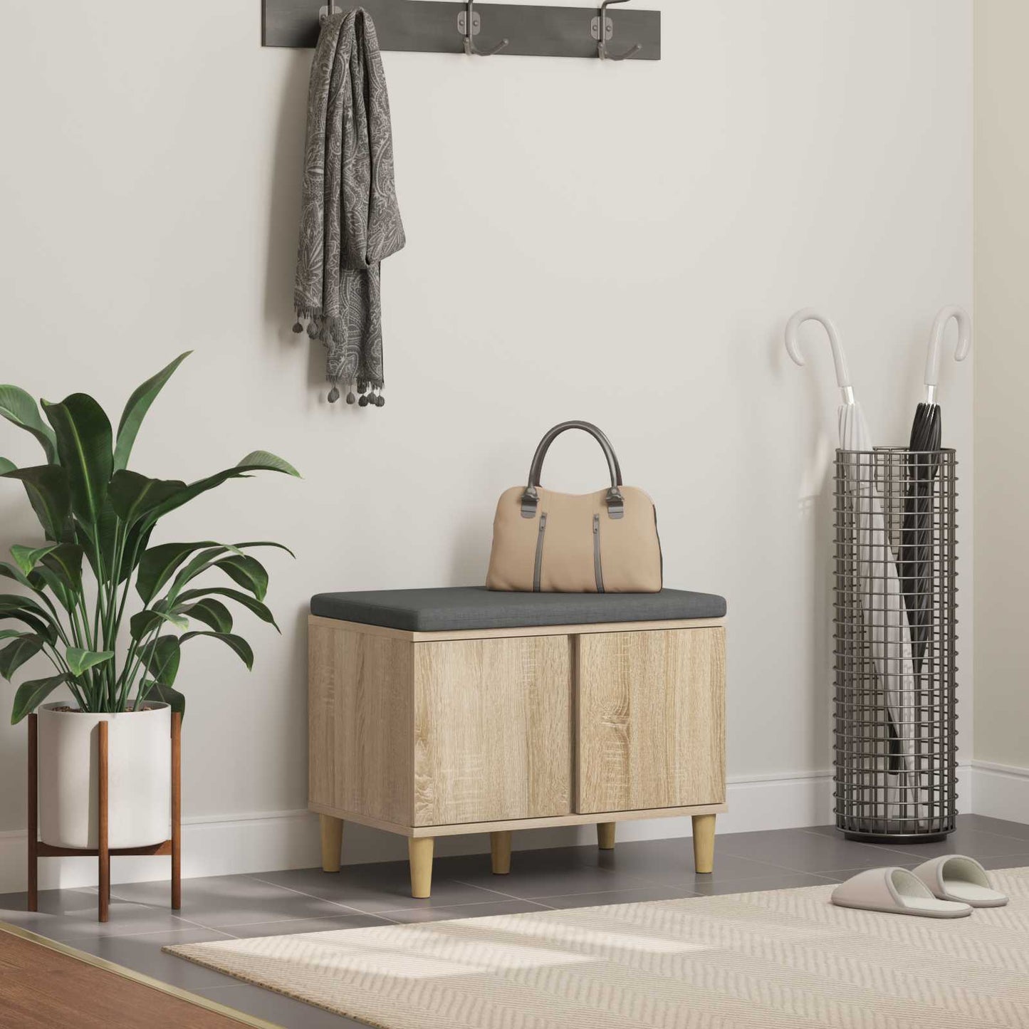 Panca Per Ingresso Con Cuscino 100 X 38 X 46 Cm