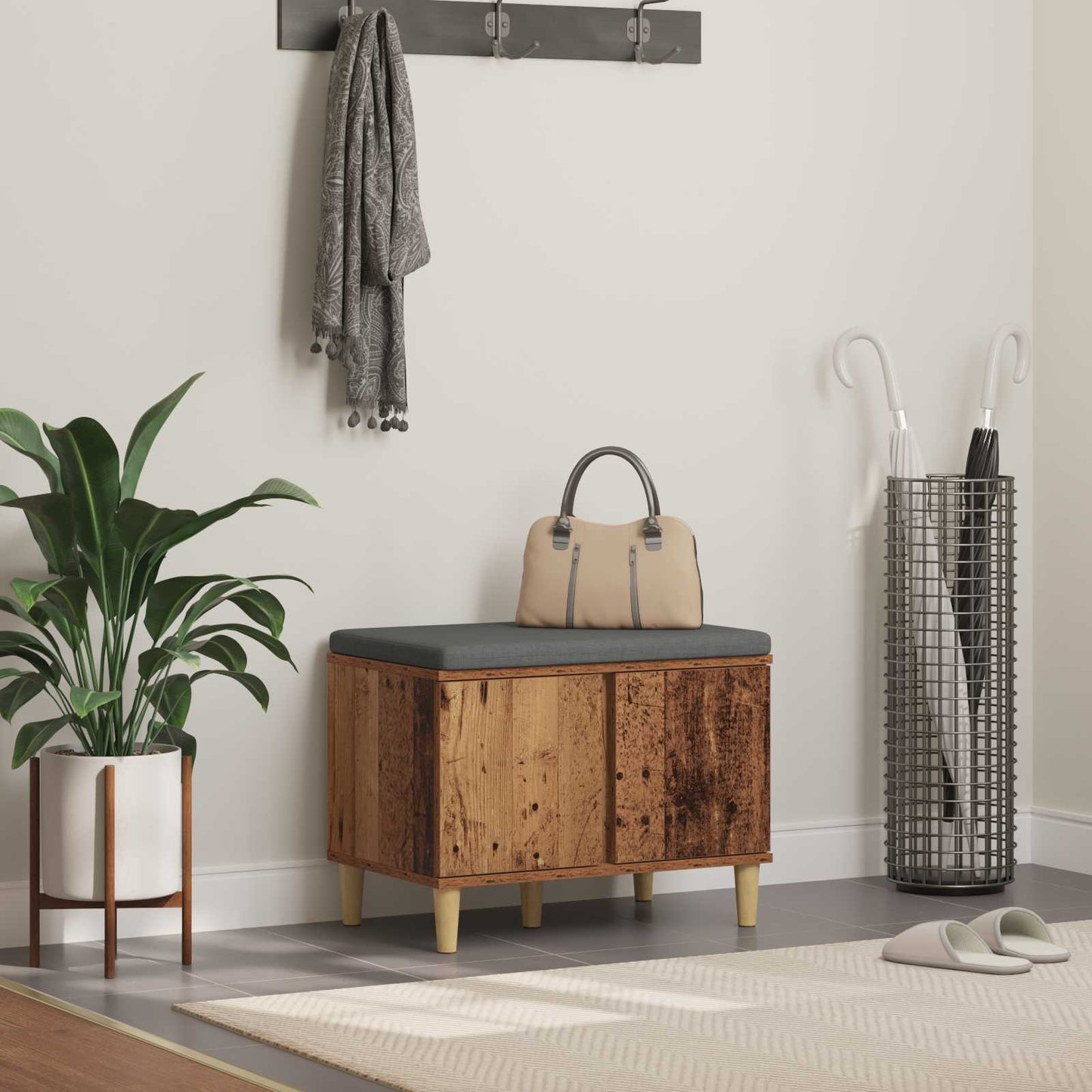 Panca Per Ingresso Con Cuscino 100 X 38 X 46 Cm