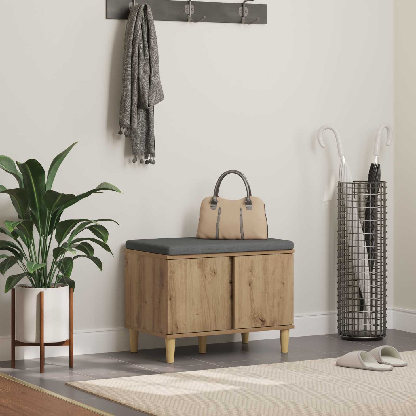 Panca Per Ingresso Con Cuscino 100 X 38 X 46 Cm
