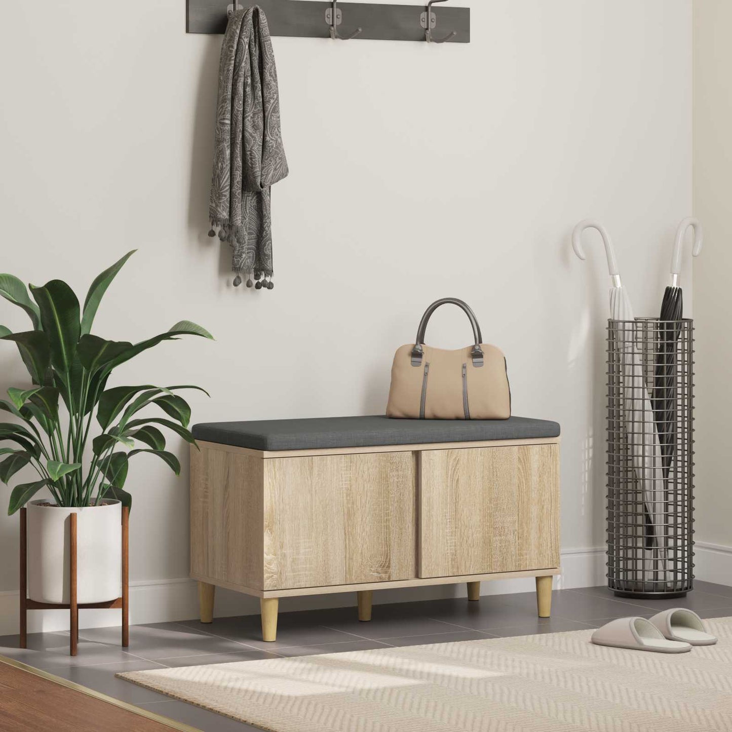 Panca Per Ingresso Con Cuscino 100 X 38 X 46 Cm