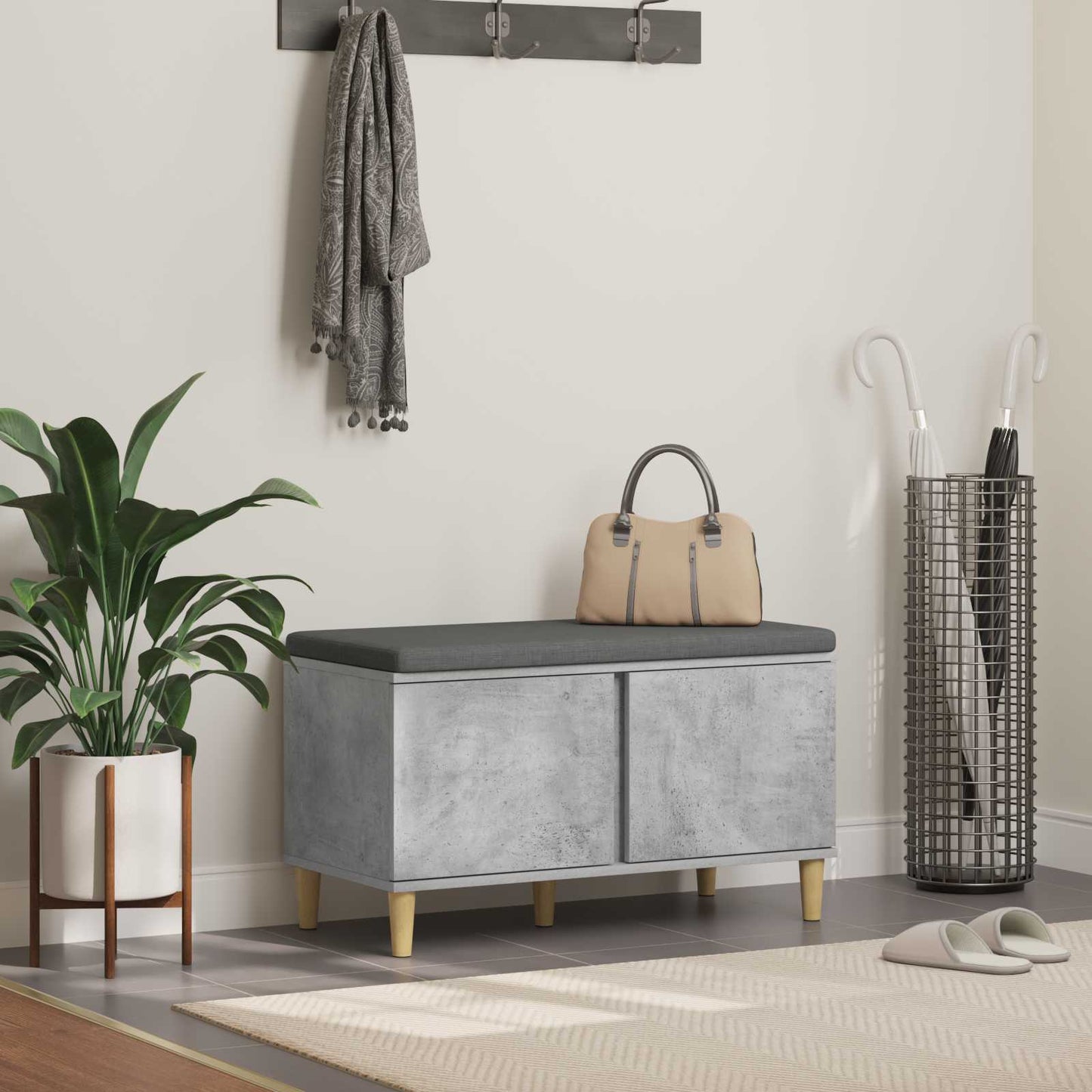 Panca Per Ingresso Con Cuscino 100 X 38 X 46 Cm