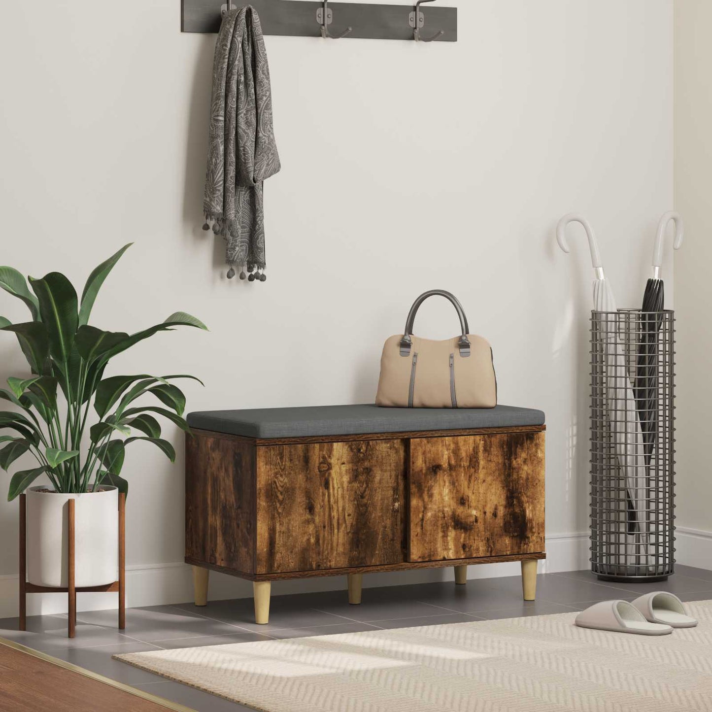 Panca Per Ingresso Con Cuscino 100 X 38 X 46 Cm