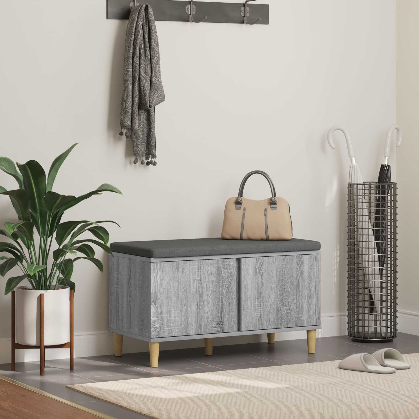 Panca Per Ingresso Con Cuscino 100 X 38 X 46 Cm