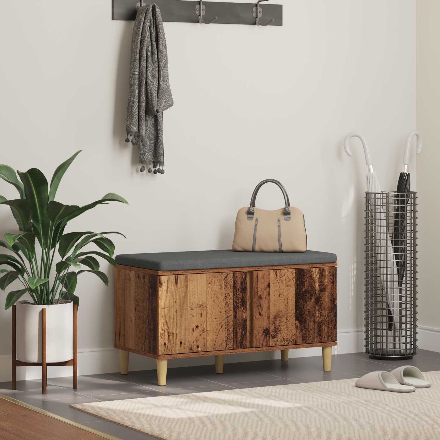 Panca Per Ingresso Con Cuscino 100 X 38 X 46 Cm