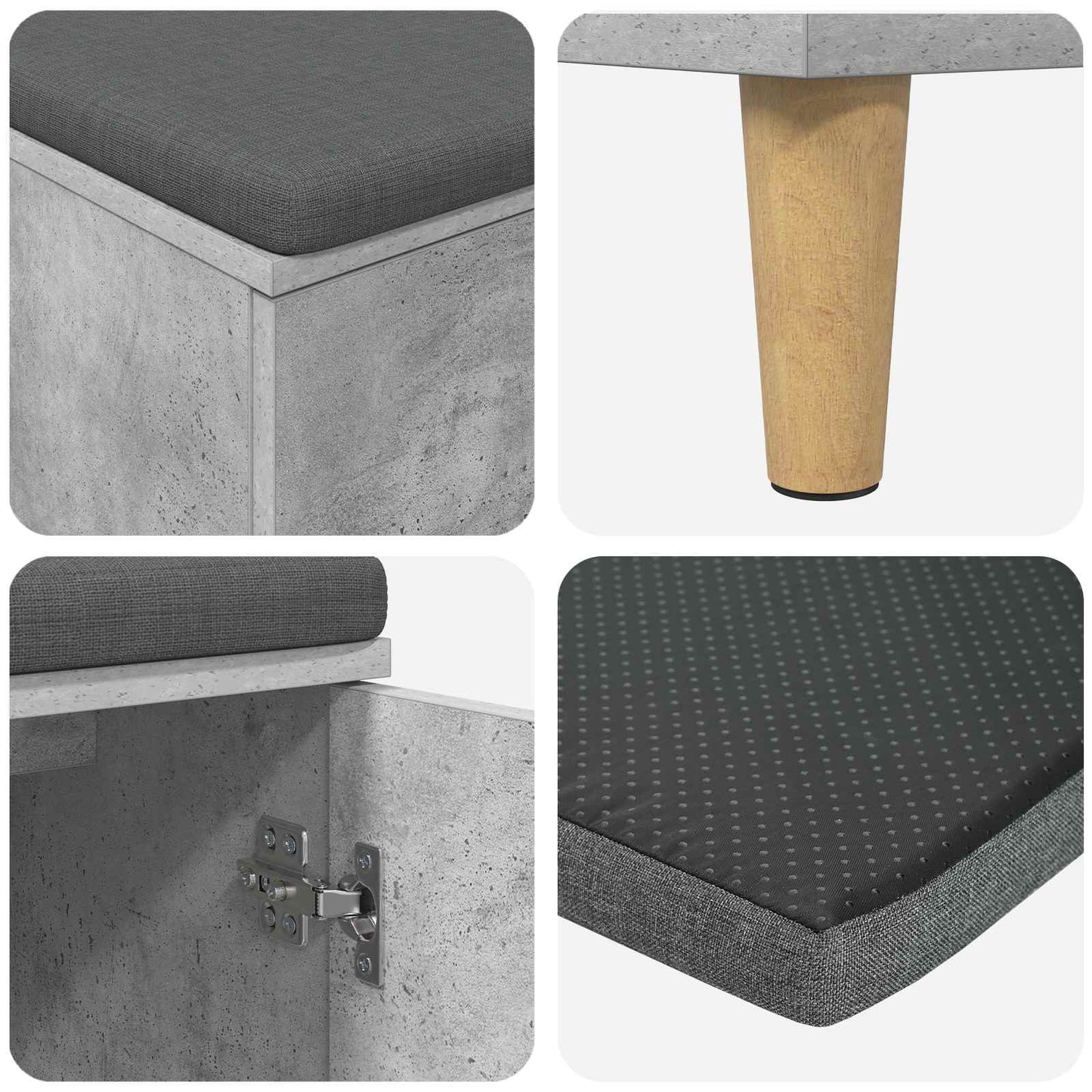 Panca Per Ingresso Con Cuscino 100 X 38 X 46 Cm