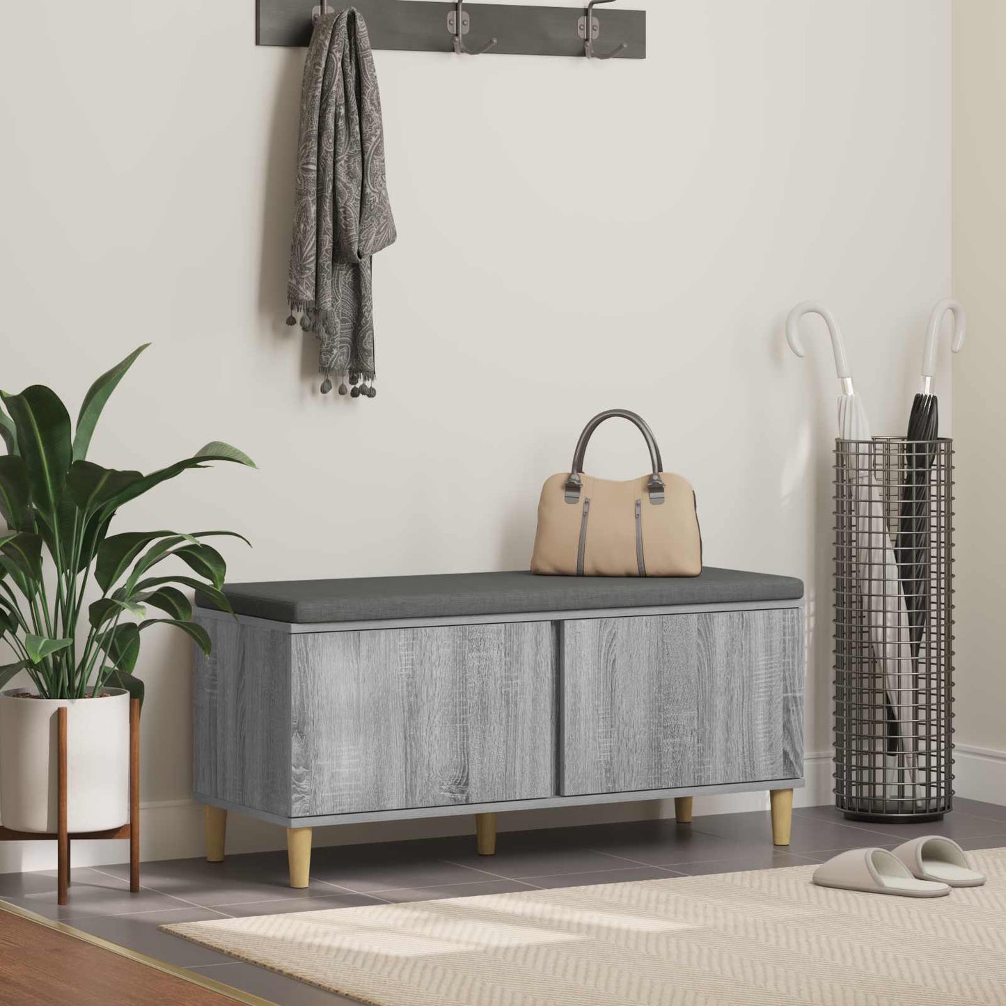 Panca Per Ingresso Con Cuscino 100 X 38 X 46 Cm