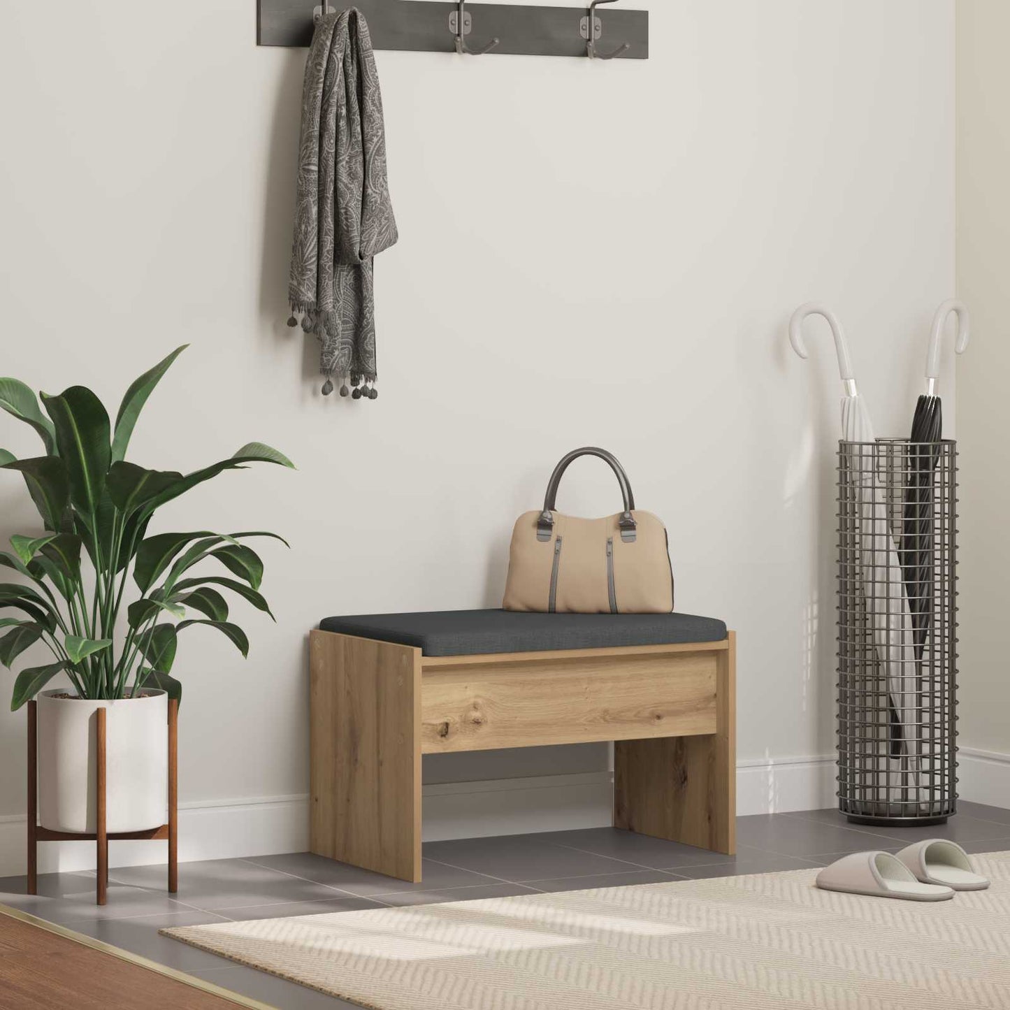 Panca Per Ingresso Con Cuscino 103 X 38 X 40 Cm