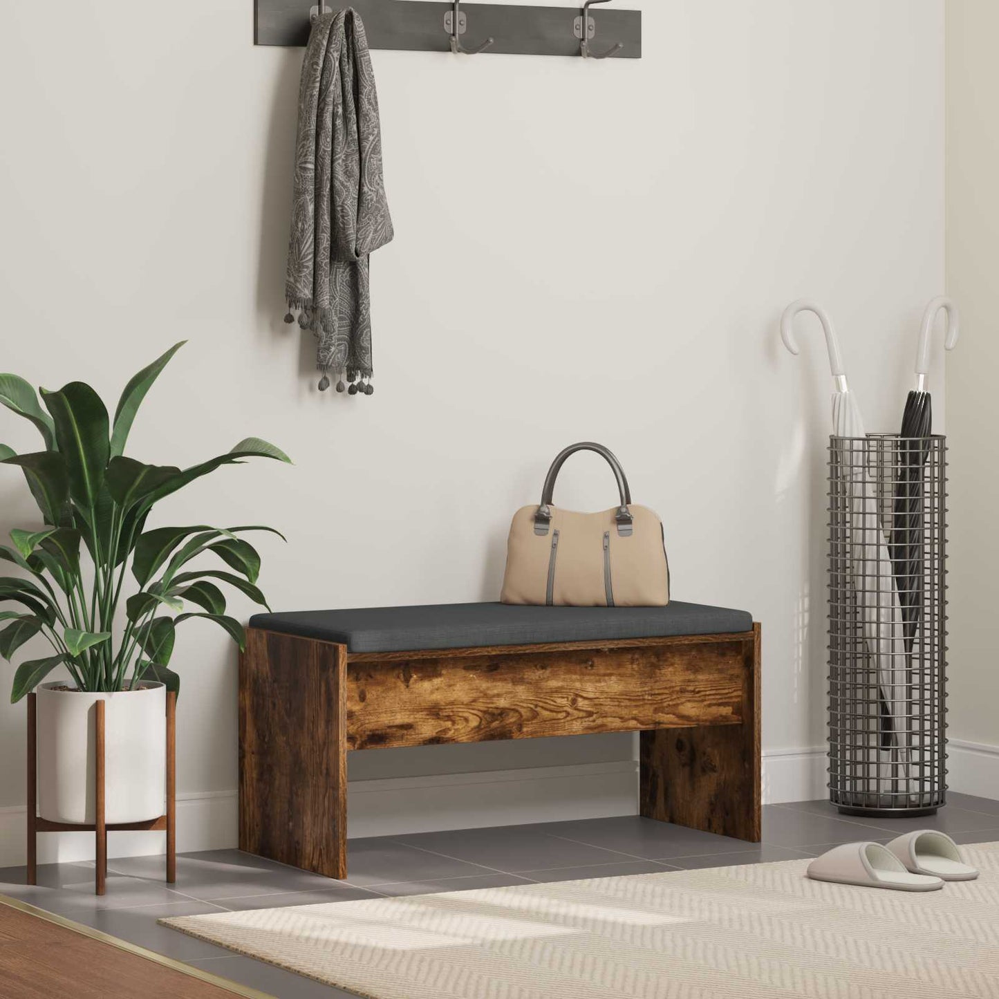 Panca Per Ingresso Con Cuscino 103 X 38 X 40 Cm