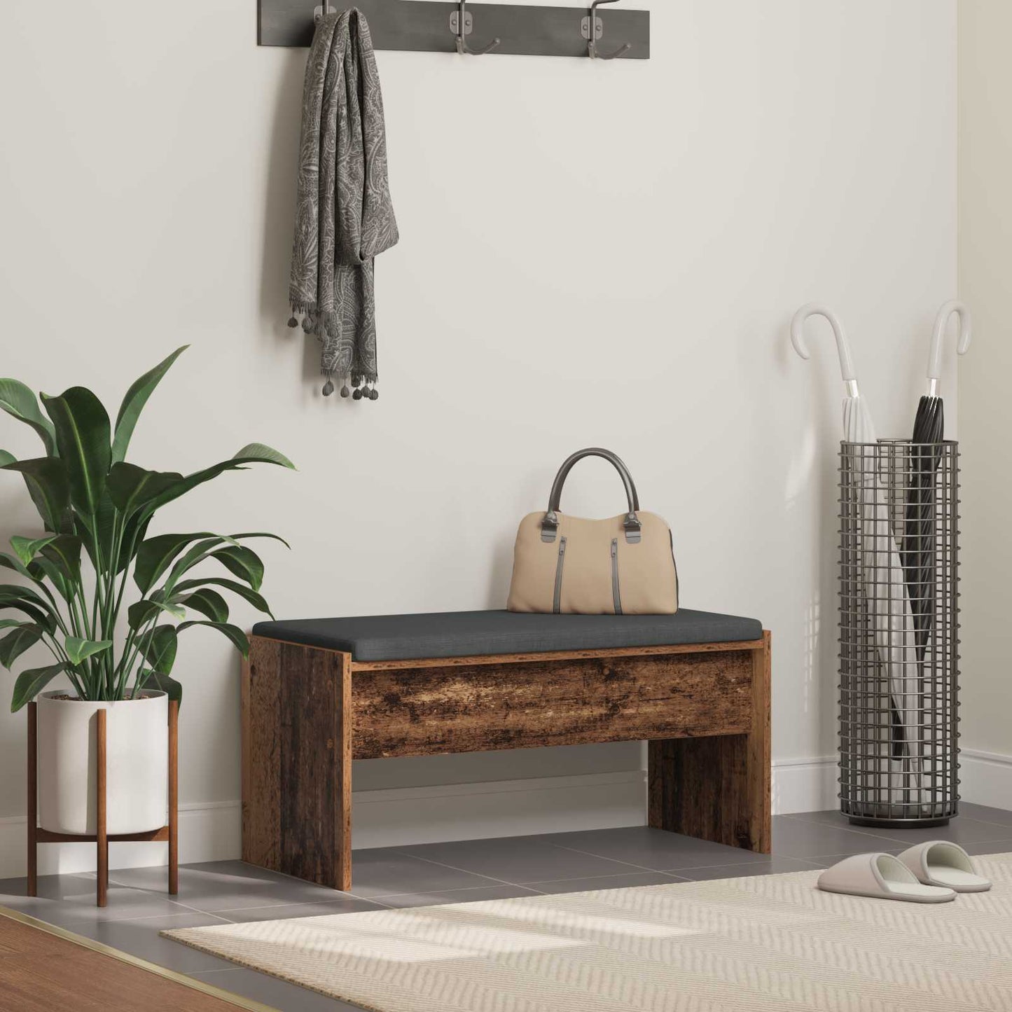 Panca Per Ingresso Con Cuscino 103 X 38 X 40 Cm