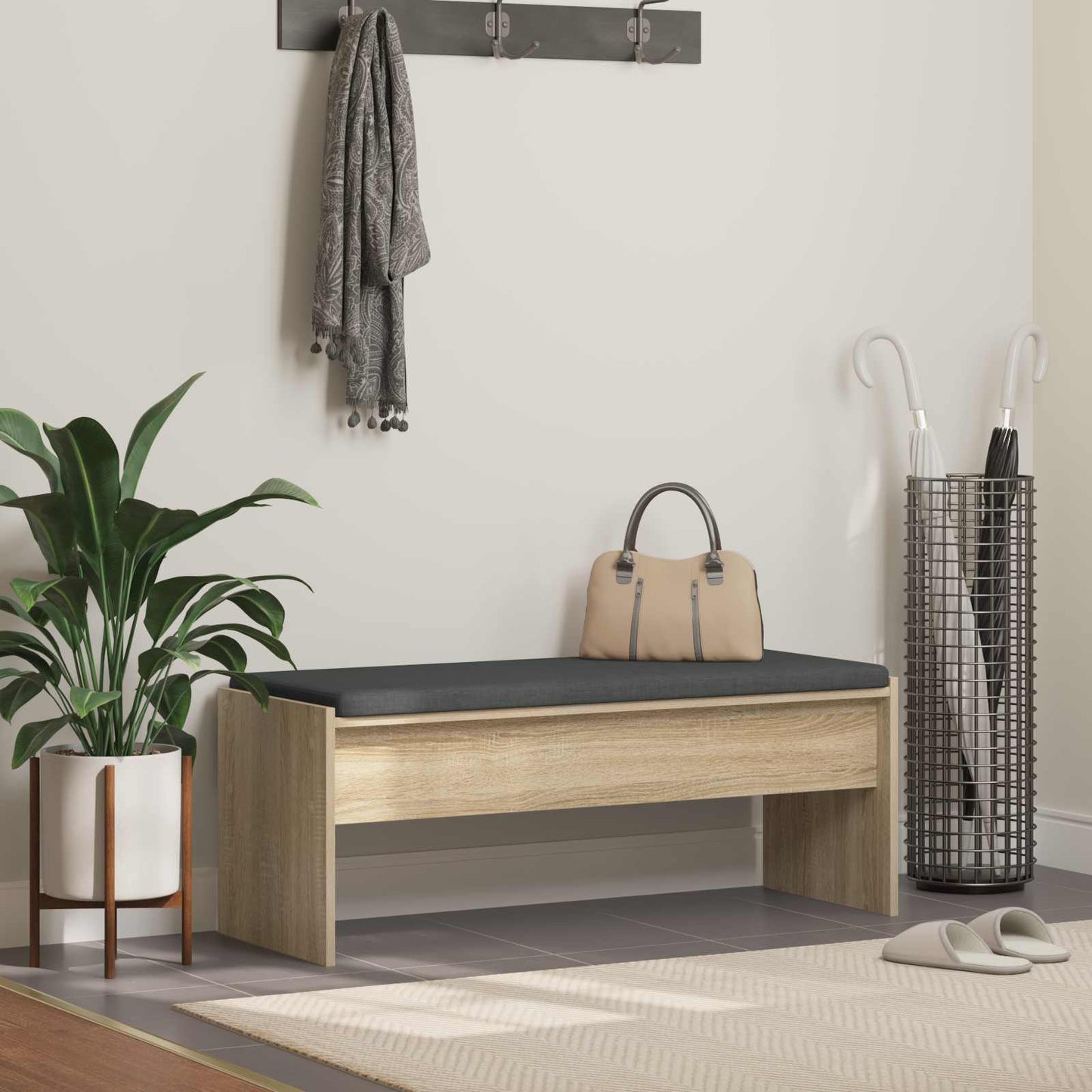 Panca Per Ingresso Con Cuscino 103 X 38 X 40 Cm