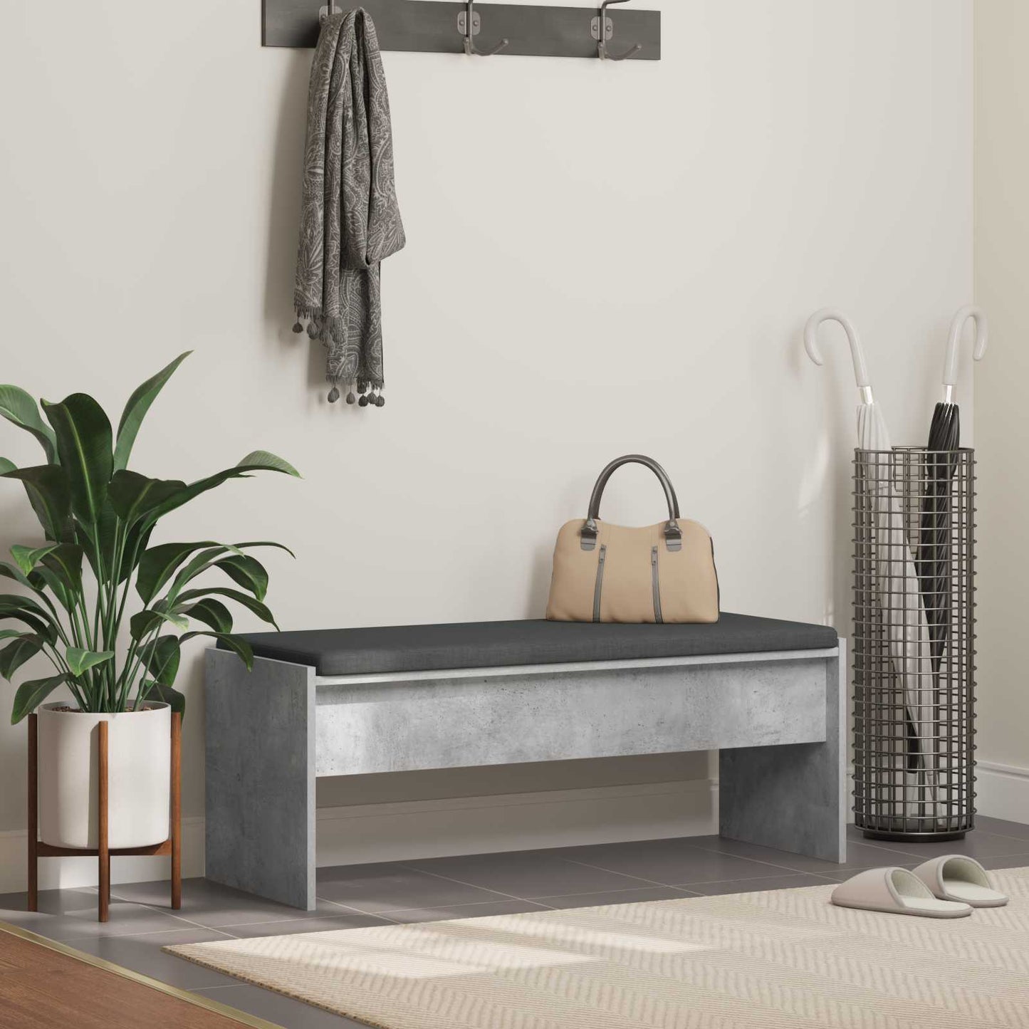 Panca Per Ingresso Con Cuscino 103 X 38 X 40 Cm
