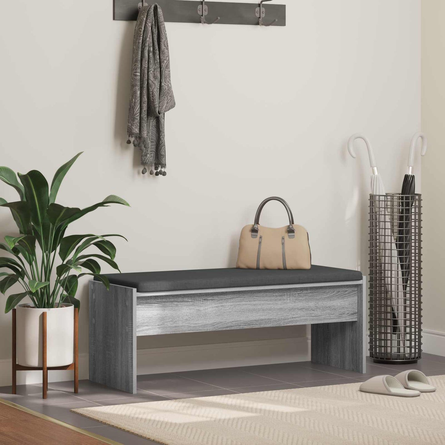 Panca Per Ingresso Con Cuscino 103 X 38 X 40 Cm