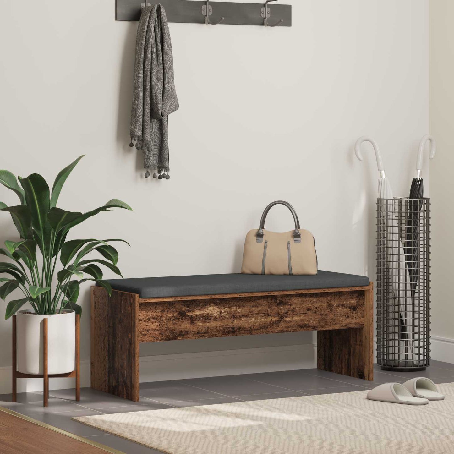Panca Per Ingresso Con Cuscino 103 X 38 X 40 Cm