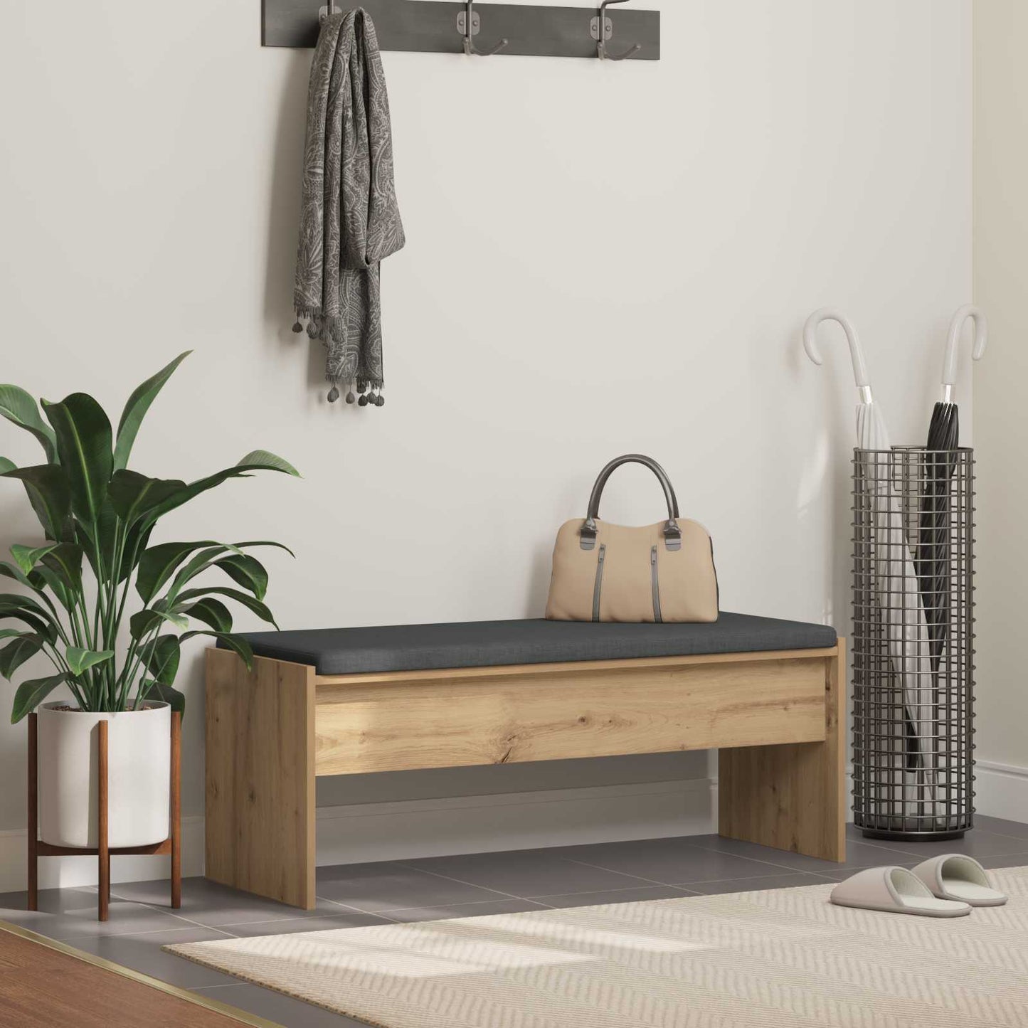 Panca Per Ingresso Con Cuscino 103 X 38 X 40 Cm