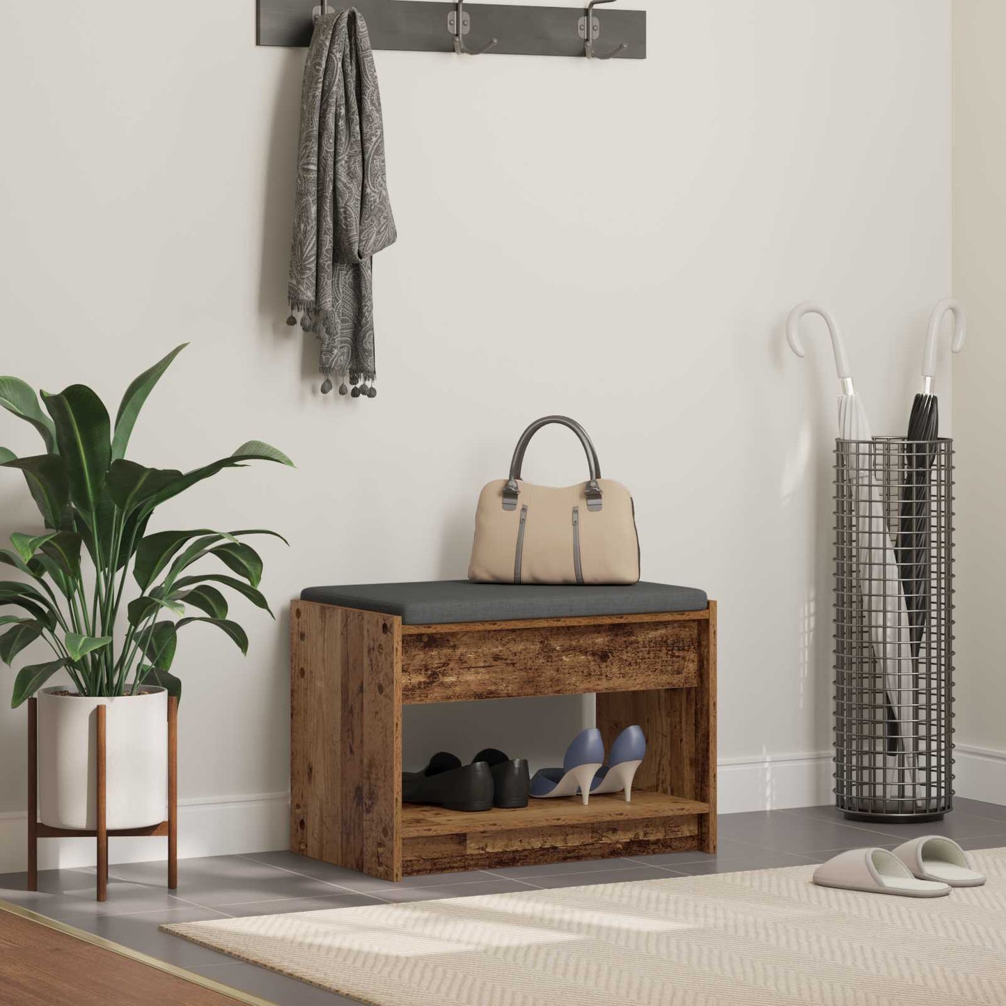 Panca Per Ingresso Con Cuscino 103 X 38 X 45 Cm