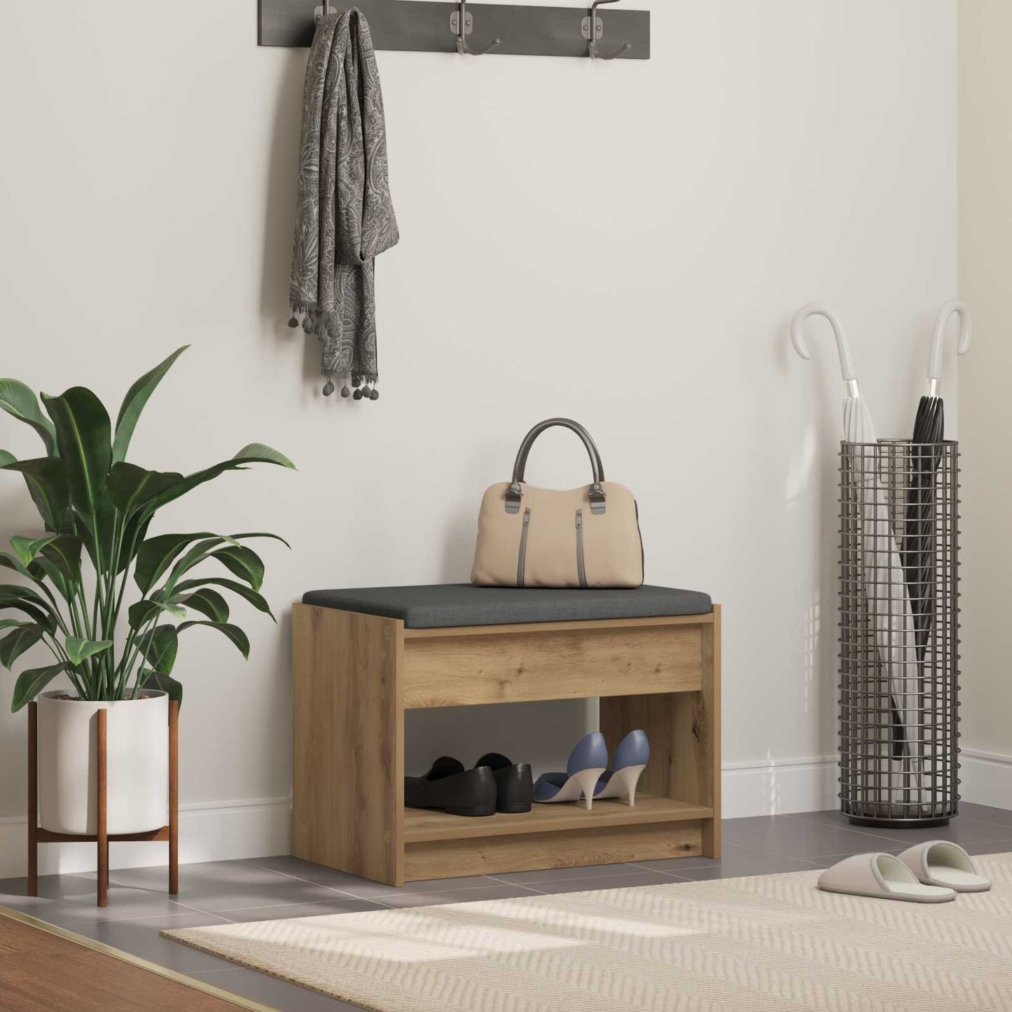 Panca Per Ingresso Con Cuscino 103 X 38 X 45 Cm