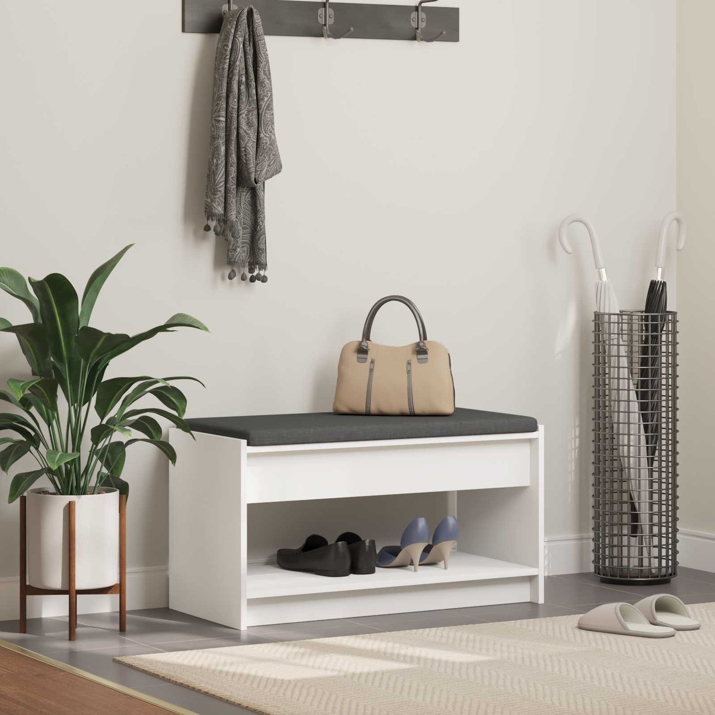Panca Per Ingresso Con Cuscino 103 X 38 X 45 Cm
