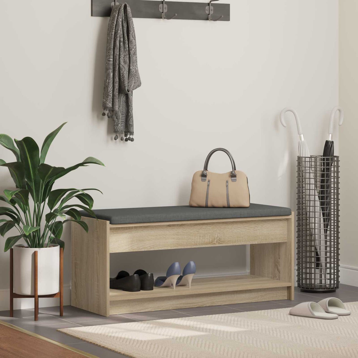 Panca Per Ingresso Con Cuscino 103 X 38 X 45 Cm