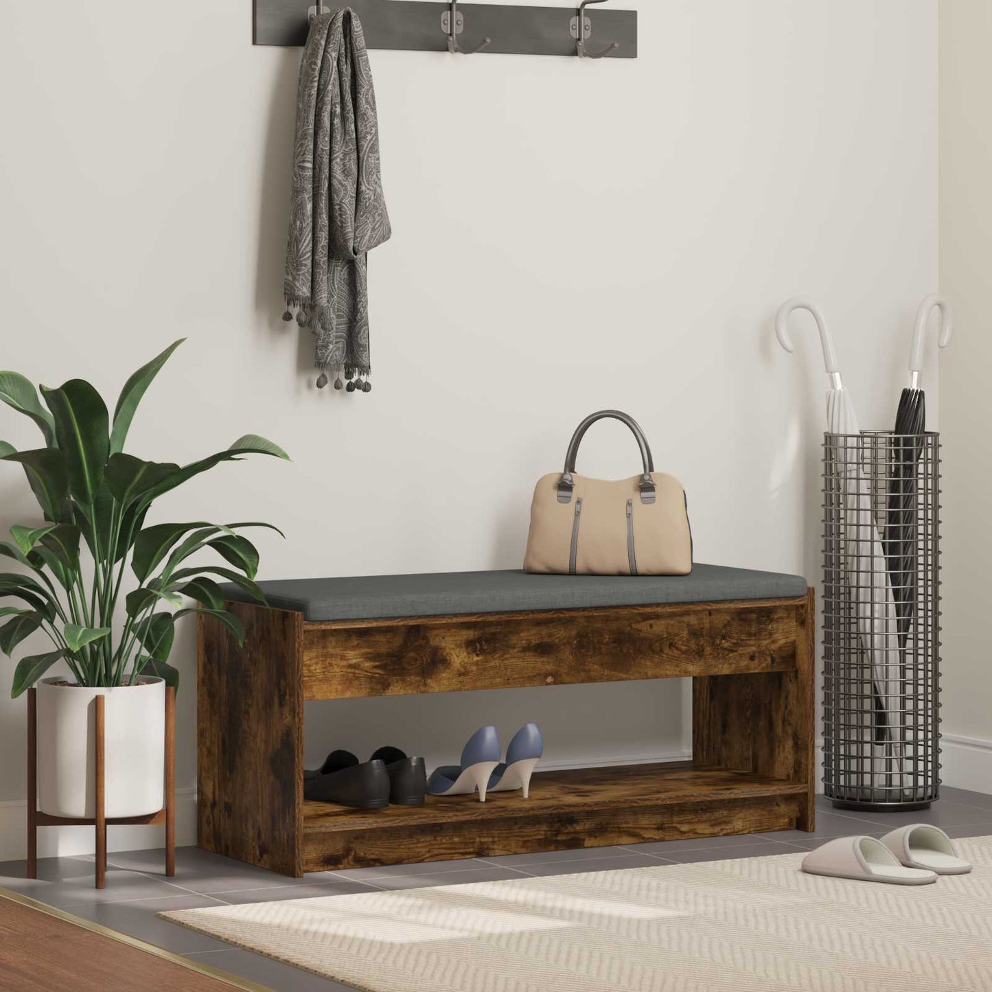 Panca Per Ingresso Con Cuscino 103 X 38 X 45 Cm