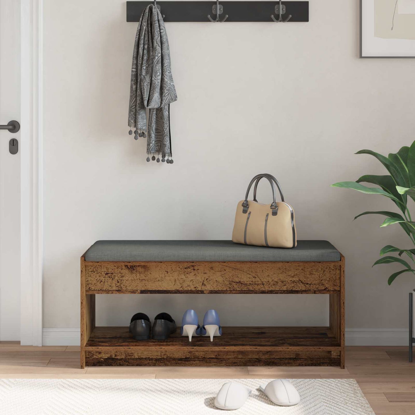 Panca Per Ingresso Con Cuscino 103 X 38 X 45 Cm