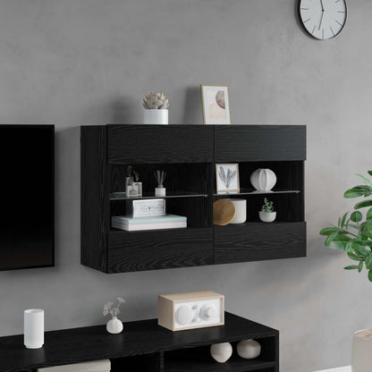Mobile Tv Da Parete Con Led 98,5 X 30 X 60,5 Cm