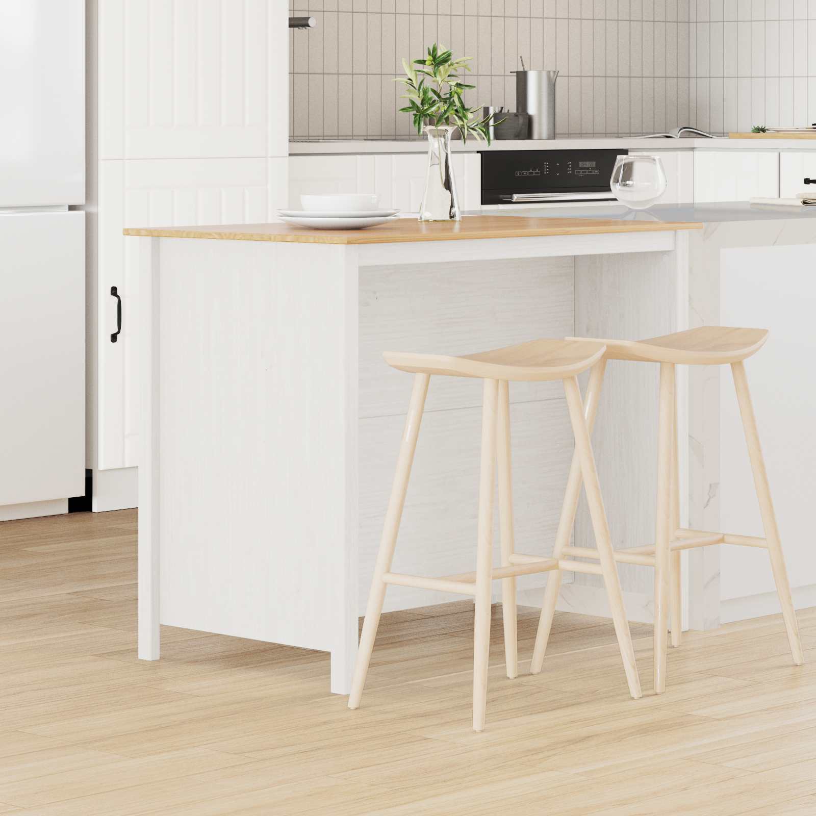 Isle Cucina Hill Bianco 112 X 66 X 90 Cm